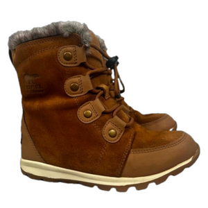 Sorel Whitney winter snow lace up boots.